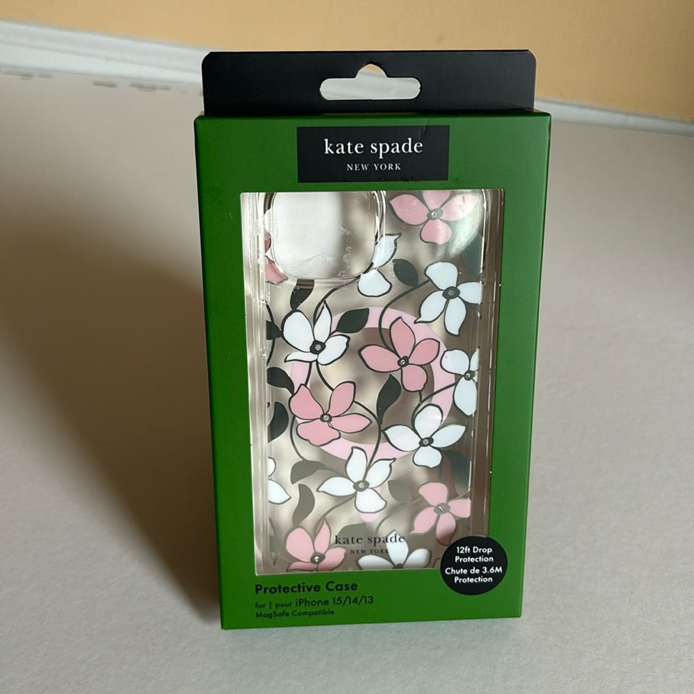 Kate Spade protective case for iPhone, MagSafe compatible